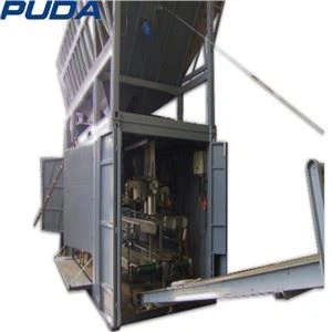 Förpackningsmaskin för vägning för uppladdning av hamndocka