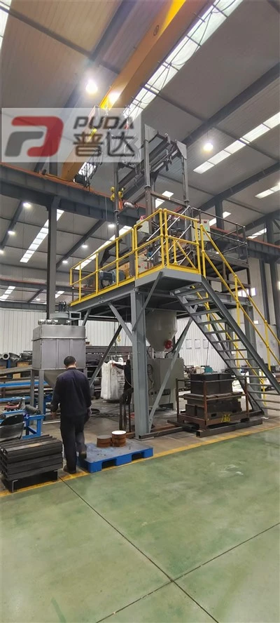 25 kg ventilpåse Nano-Titania Packing Machine and Mixing Machine and Jumble Bag Discharger